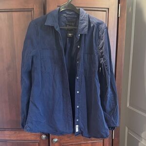 Roots Navy Button-Up Shirt